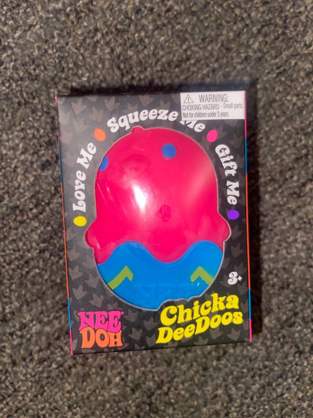 Nee Doh Chicka DeeDoos Pink & Blue Squeeze Toy